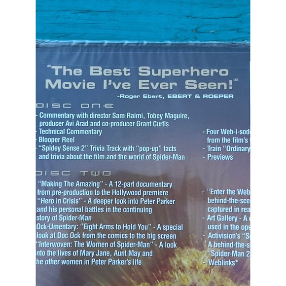 New Spiderman 2  Movie Widescreen Special Edition DVD Marvel Super Hero Gift - Picture 10 of 13
